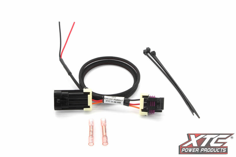 Xtc Power Products Plug N Play Power OUT Whip License Plate COM - CAN-CRT-PWROUT Can-Am Commander 2021-2024