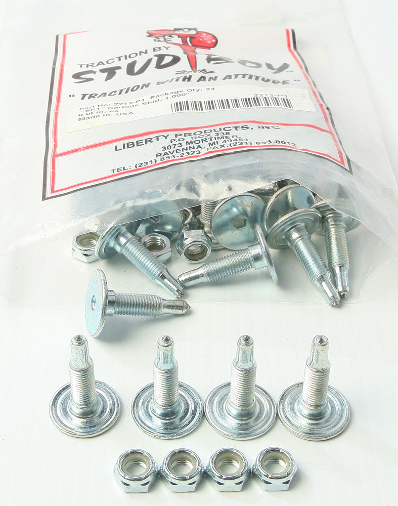 Stud Boy 18-33062 2212-P1 SPT CARBIDE STUDS 1.00" 24/PK