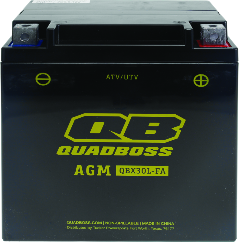 QuadBoss 401387 Maintenance-free AGM Battery QBX30L-FA - Photo - Primary