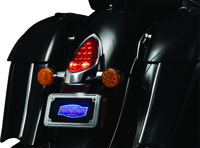 Kuryakyn 7697 Tail Light Top Trim Indian Models Chrome - User 1