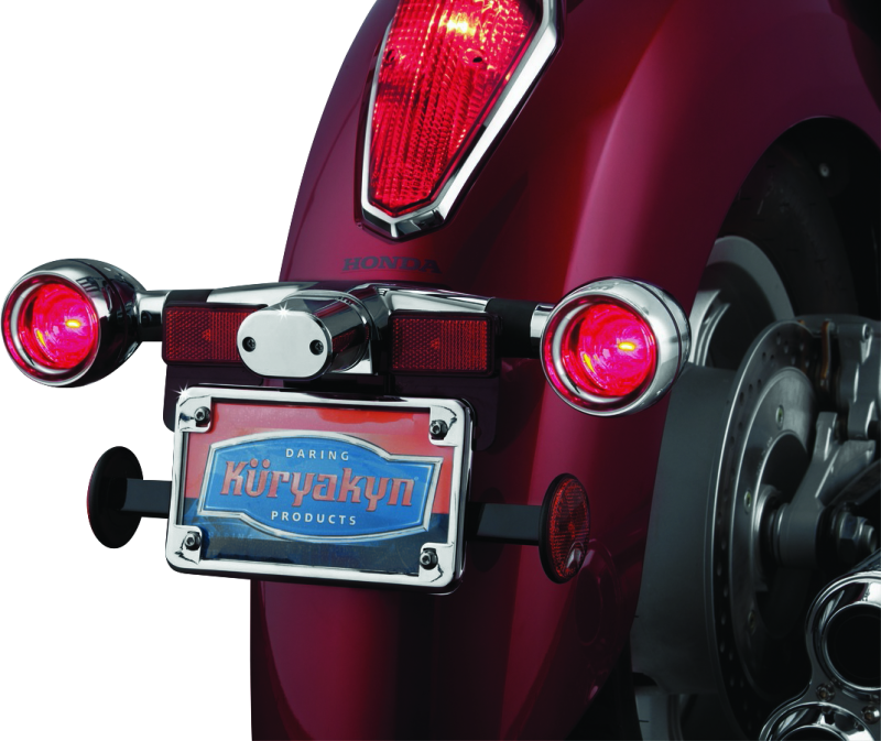 Kuryakyn 2269 Deep Dish Bezels With Red Lenses - User 1