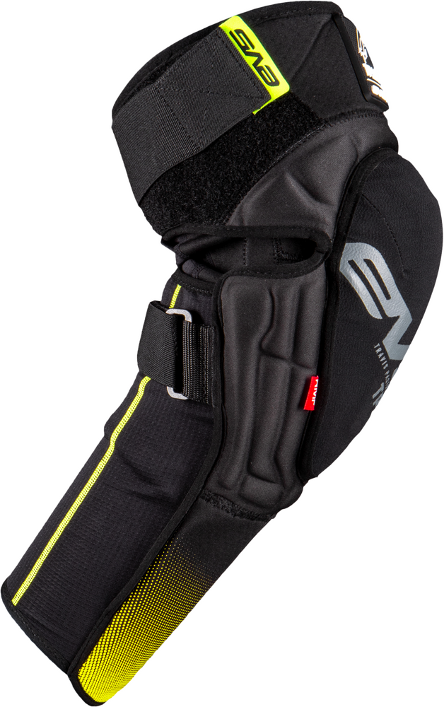 Evs 663-14382X TP199K-BKHV-XXL TP199 KNEE/SHIN GUARD BLACK/HI-VIS 2X