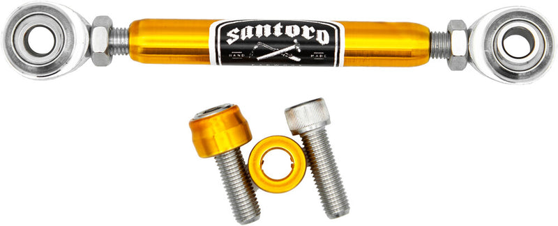 Santoro Fabworx SF30021 Shift Linkage MID-Ctrls Black Dyna For Harley Motorcycles 1999-2017