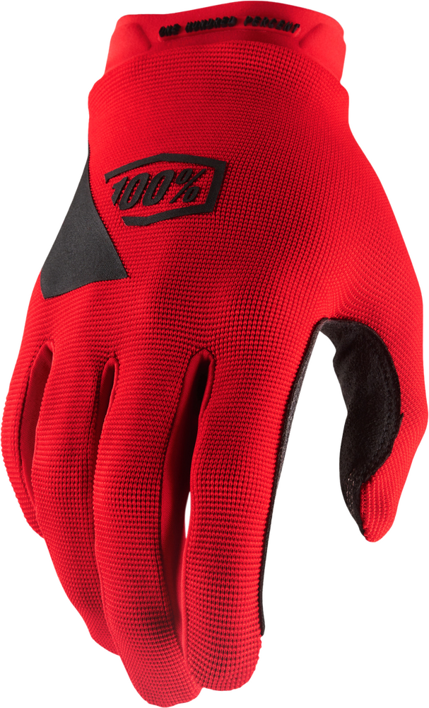 100% 610-65212X 10011-00024 RIDECAMP GLOVES RED 2X