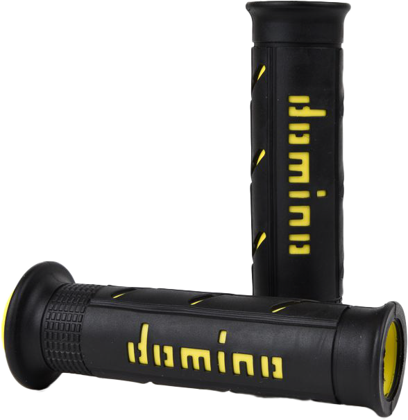 Domino Racing 58-2302 A25041C4740B7-0 XM2 GRIPS BLACK/YELLOW PAIR