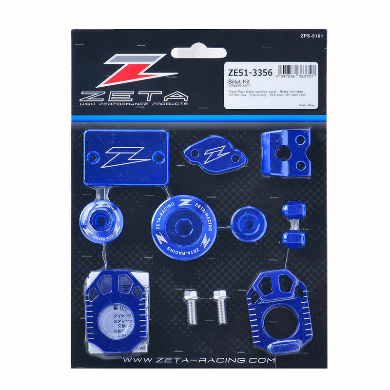 Zeta Billet Kit - ZE51-3356 Yamaha WR 250 2008-2020