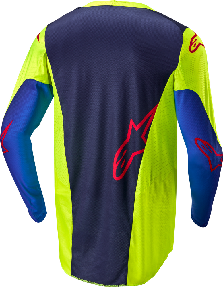 Alpinestars 482-24362X 3761324-525-XXL RACER HOEN JERSEY YELLOW FLUO/BLUE/NIGHT NAVY 2X