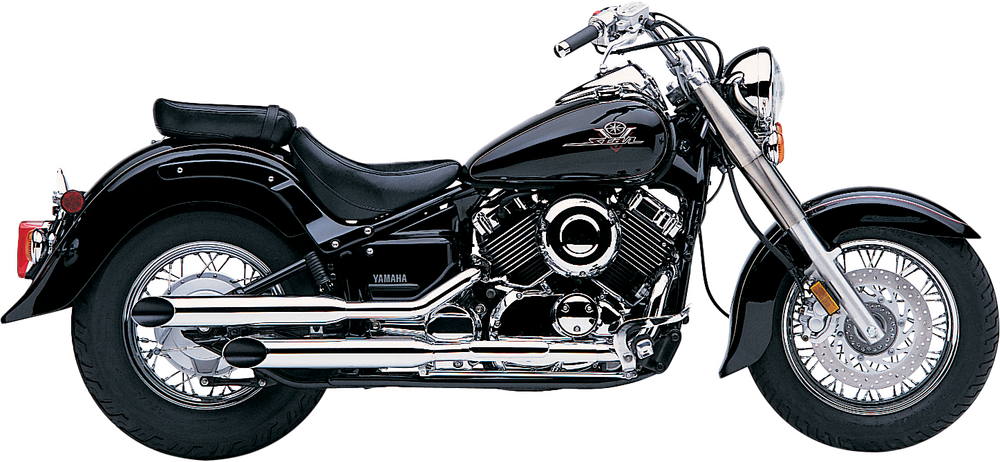 Cobra Blvd Slashcut Slip ON Chrome Yamaha V-Star 650 - 2163SC Yamaha V-Star 650 1998-2005