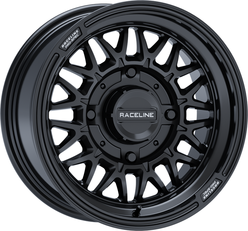 Raceline Wheels Raceline Omega 15X7 4/137 5+2 (+10MM) Gloss Black - A13GB-57037+10 Honda UTVs 2016-2023