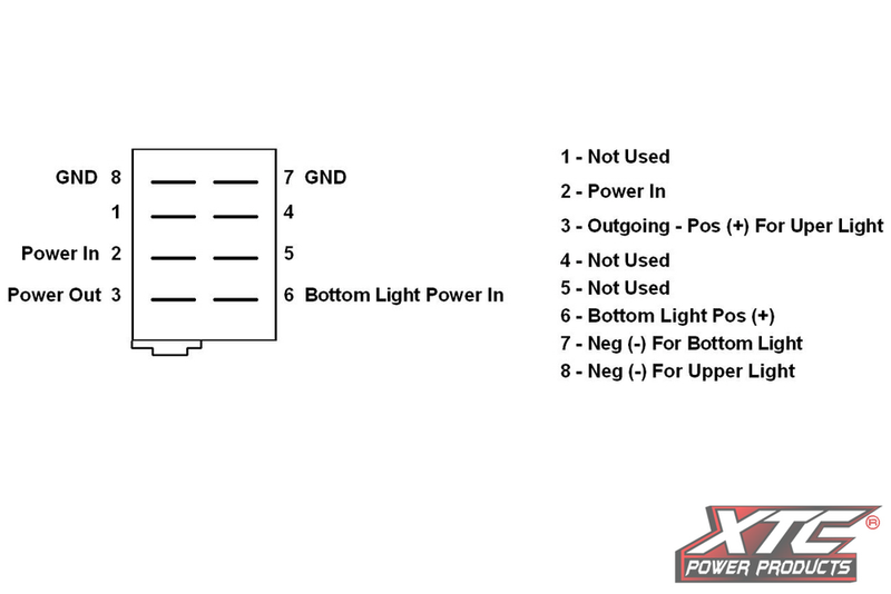 Xtc Power Products Dash Switch Body Single ACC Blue - SW11-BB000000