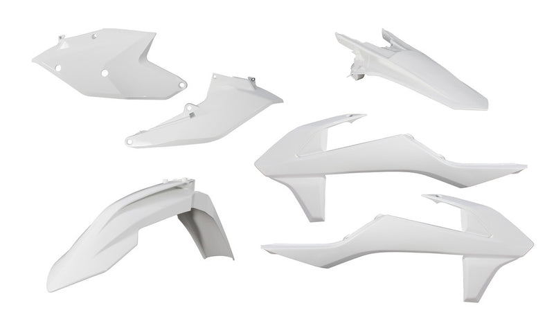 Acerbis Full Plastic Kit White - 2421070002 KTM Dirt Bikes 2016-2018