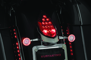 Kuryakyn 3128 Rear Turn Signal & License Plate Mount Indian Chrome - User 1