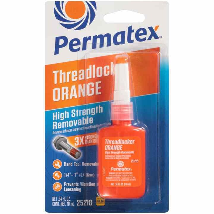 Permatex 59-9210 25210 HYBRID FORMULA THREADLOCKER ORANGE 10 ML