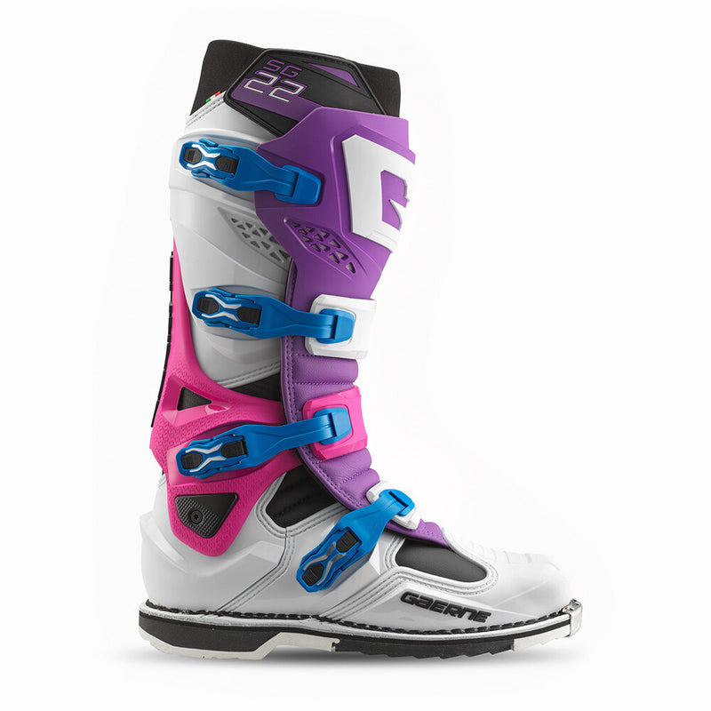 Gaerne 480-66011 2262-019-46 SG-22 BOOTS LE PURPLE/WHITE/RHODAMINE 11