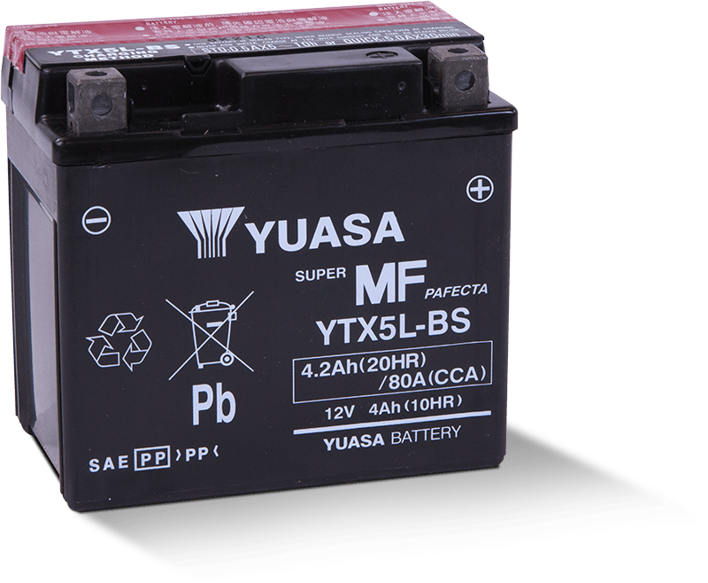 Yuasa Battery YUAM32X5B Yuasa YTX5L-BS Maintenance Free AGM 12-Volt Battery W/bottle - User 1