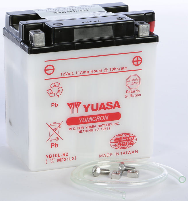 Yuasa 49-1844 YUAM221L2 BATTERY YB10L-B2 CONVENTIONAL