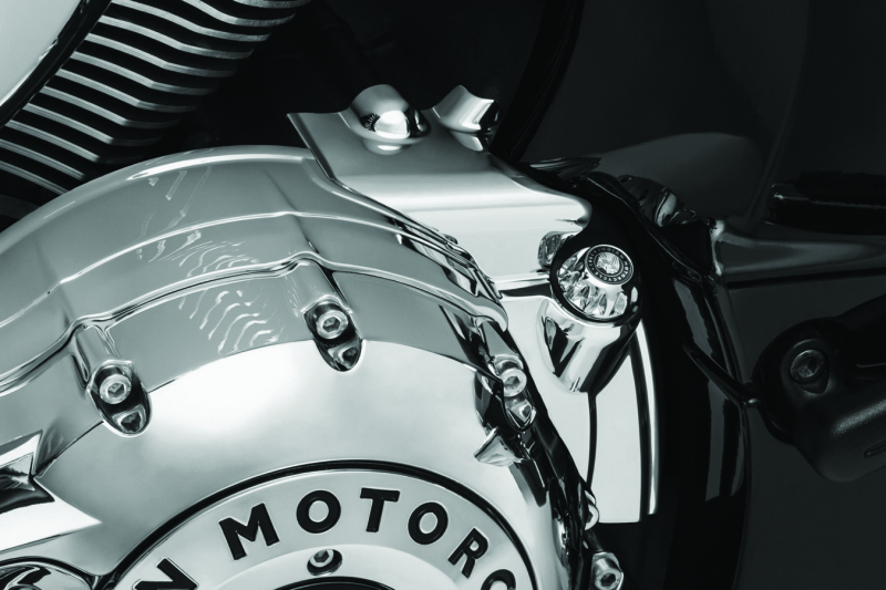 Kuryakyn 5644 Rear Oil Panel Accent Chrome Indian - User 1