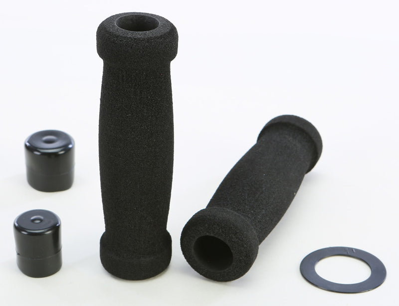 Emgo 59-87027 42-20500 FOAM GRIPS STREET 7/8 X 5" BLACK