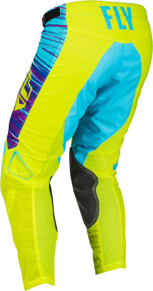 Fly Racing Kinetic Mesh L.E. Pants HI-VIS Blue Magenta SZ 30