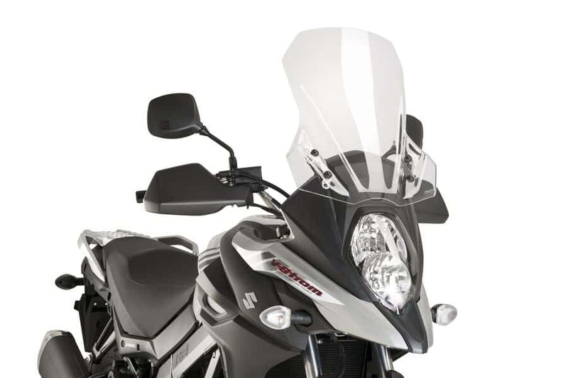 Puig Hi-Tech Parts Windscreen Touring Clear - 9719W Suzuki 650 Strom 2019-2021