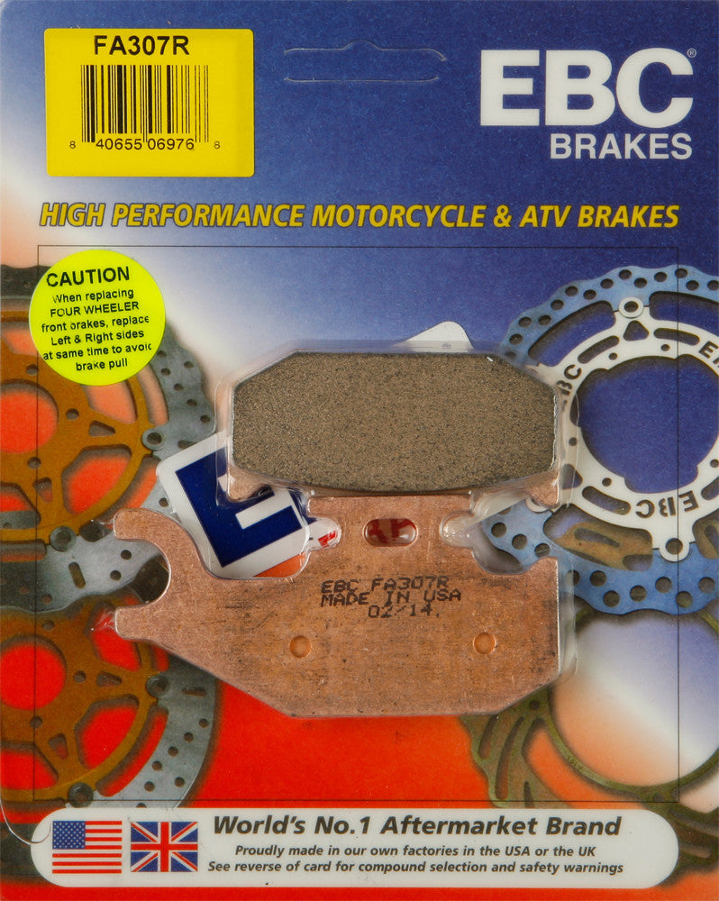EBC Brake Pads - FA307R For Can-Am Outlander / Maverick / Commander 2011-2015 | Bombardier Outlander 2003-2006