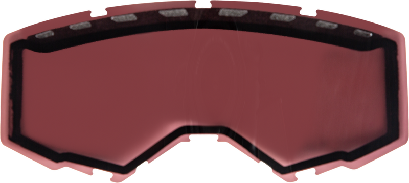 Fly Racing Dual Lens With Vents Adult With Silver MIR Polar Rose Lens