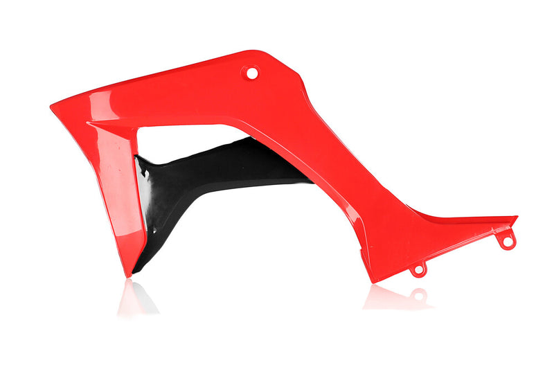 Acerbis Radiator Shroud Honda RED Black - 2872661018 Honda CRF110F 2019-2025