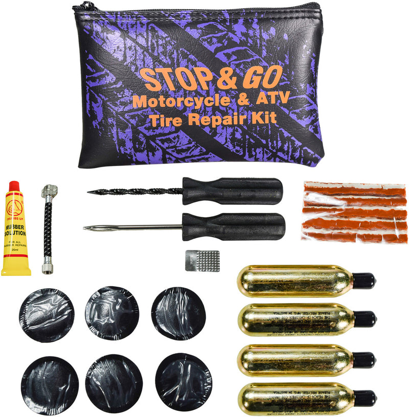 Stop & Go Motorcycle ATV Tire Repair Kit - 1066