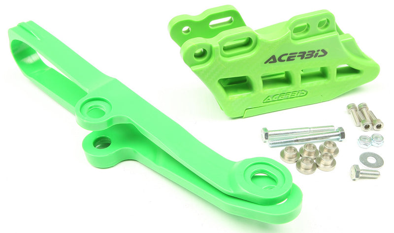 Acerbis Guide Slider Kit 2.0 Green - 2449450006 Kawasaki KX 250 / KX 450 2009-2015