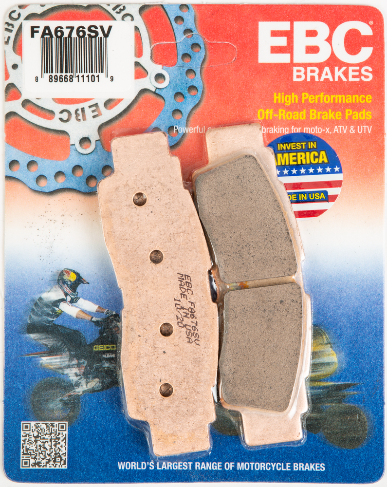 EBC Brake Pads Severe Duty SV Series - FA676SV Yamaha 1000R / YXZ1000R 2016-2017
