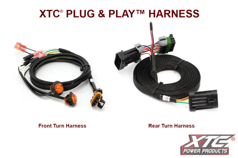 Xtc Power Products Auto Turn Signal Kit W Billet Lever AND Front DRL Lights POL Polaris RZR - ATS-L-POL-M10-DRL Polaris RZR 2020-2024