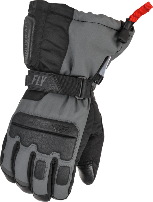Fly Racing 363-38932X 363-38932X AURORA GLOVES BLACK/GREY 2X