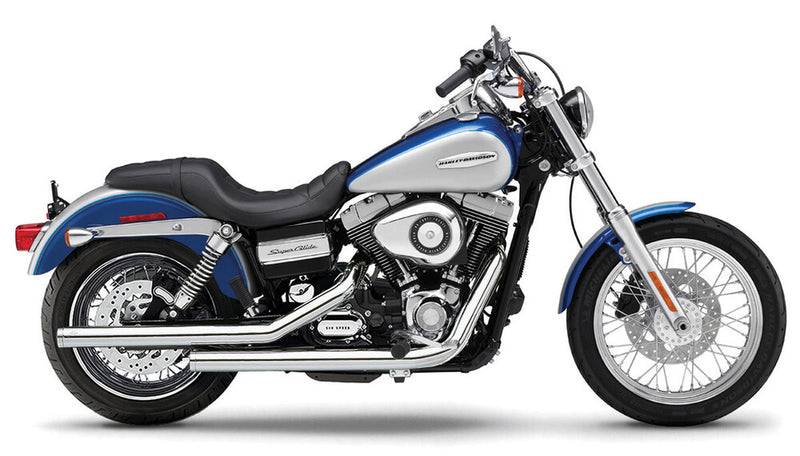 Cobra Dragsters II Chrome Dyna - 6815T For Harley Dyna 1991-2005