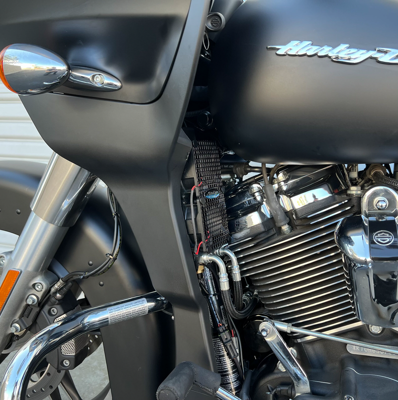 Ultracool OIL Cooler M8 Touring ` (chopped Guard) - SMT8-5N For Harley Touring 2017-2023