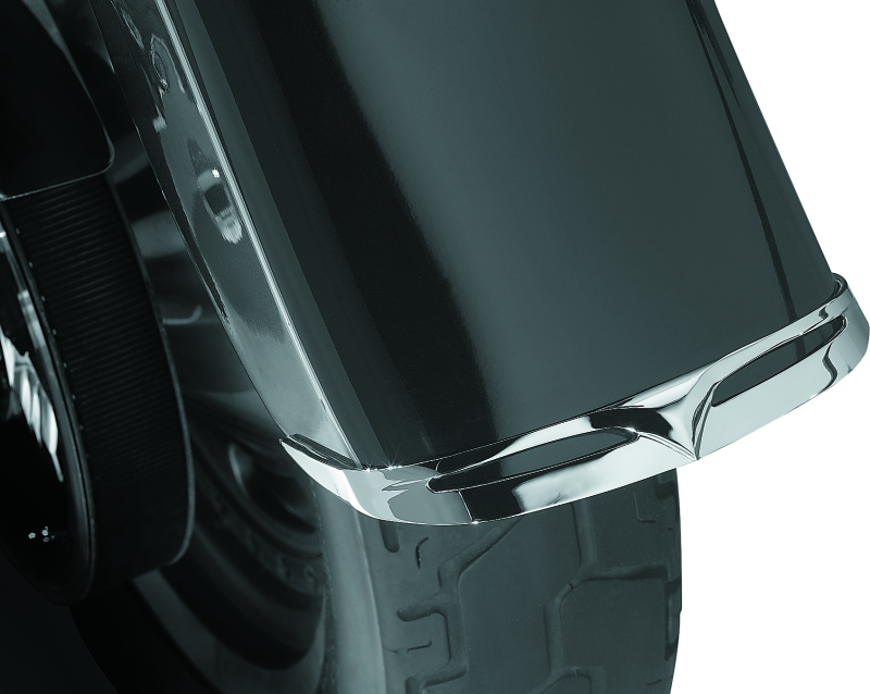 Kuryakyn 9015 Fender Tip Rear Fender 90-06 Fat Boy Models Chrome - Photo - Primary