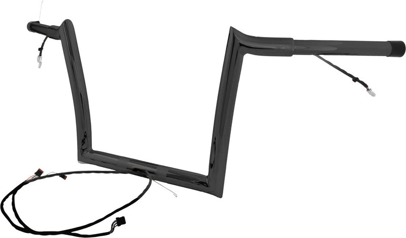 Paul Yaffe Bagger Nation 12" OEM Monkey Bar Pre Wired Satin Black ` Fltr - OEMPW-15L-12 B For Harley Road Glide 2015-2019