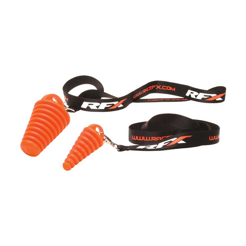 Rfx 739-1275 FXWT 9002T 55OR EXHAUST BUNG 2 STROKE ORANGE INCLUDES RFX LANYARD
