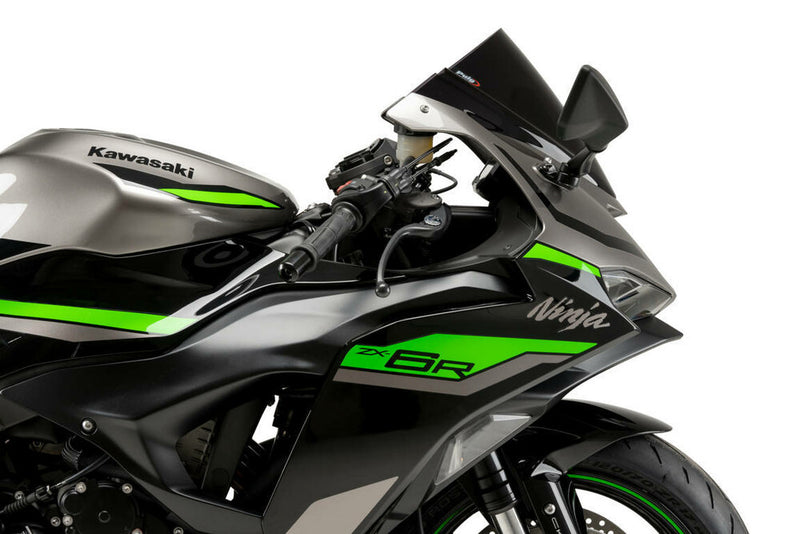 Puig Hi-Tech Parts Windscreen Z-Racing Dark Smoke - 21831F Kawasaki Ninja 2024-2025