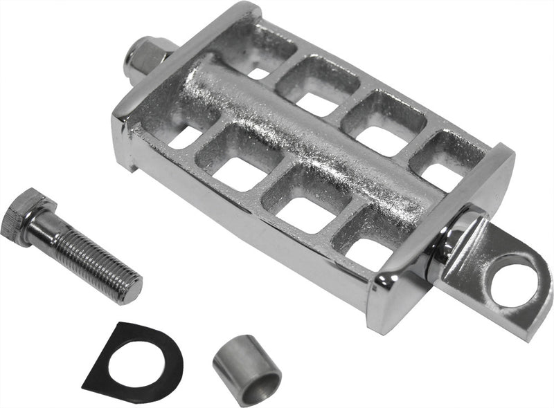 Harddrive 820-53000 30-737 KICKPEDAL BLACK W/CHR SWIVEL
