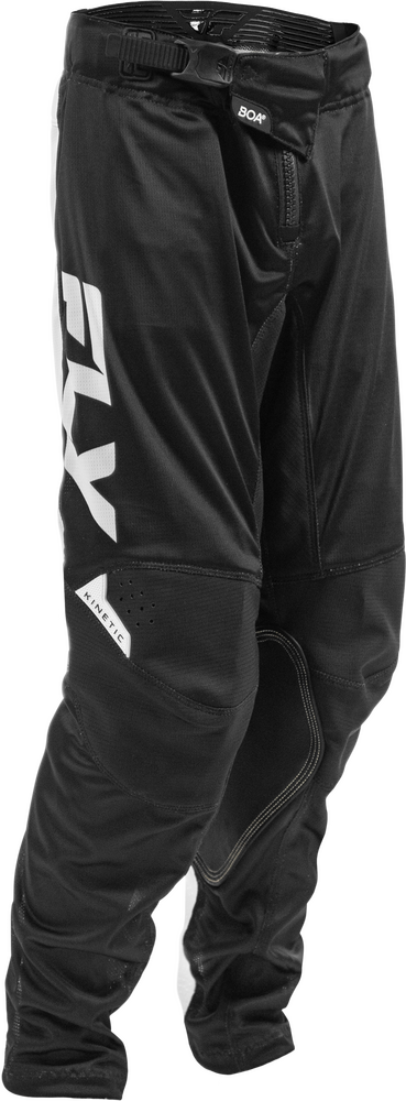 Fly Racing 380-34026 380-34026 YOUTH KINETIC MESH PANTS BLACK/WHITE SZ 26