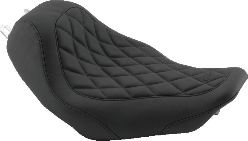 Mustang Motorcycle 76735 Mustang 08-21 Harley Electra Glide Std,rd Glide,rd King,str Glide Solo Seat Diamond Stitch -brown - Photo - Primary