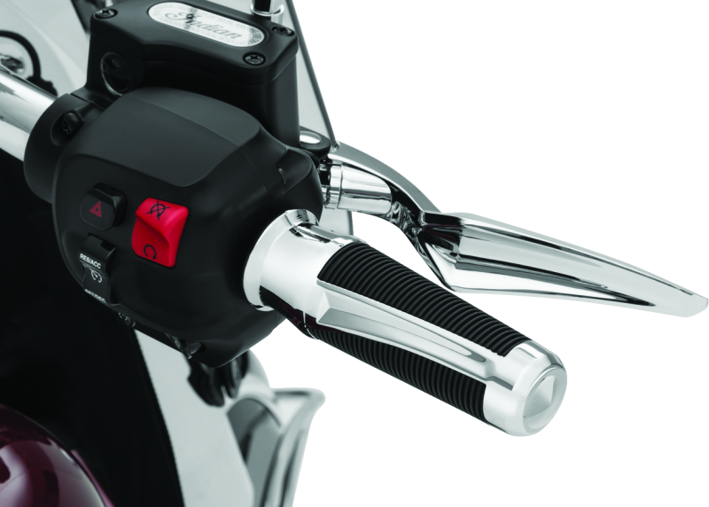 Kuryakyn 5766 Phantom Grips Indian Chrome - User 1