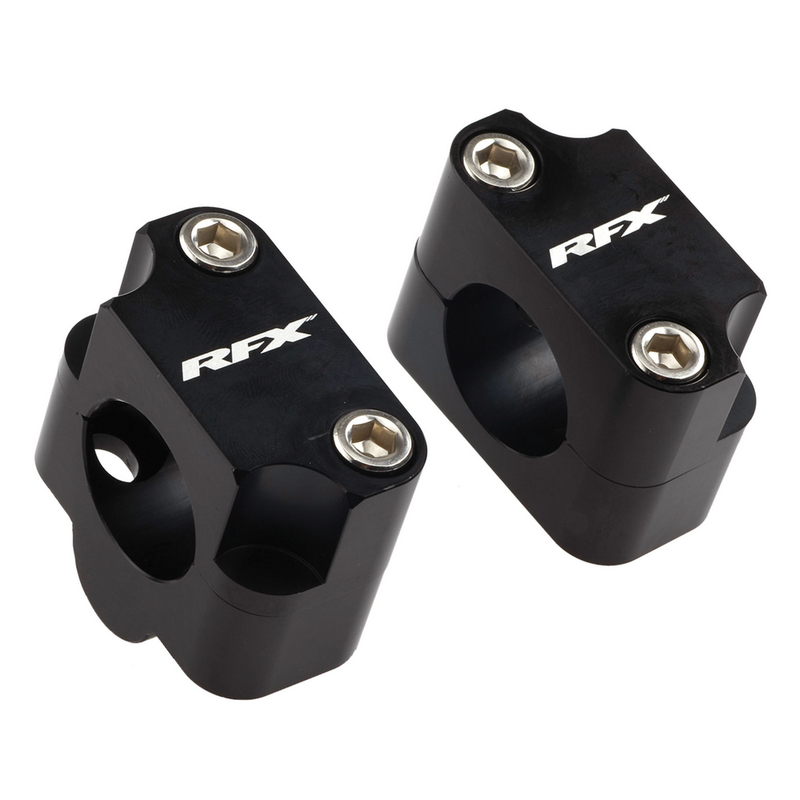 Rfx 739-0821 FXHM 90000 55BK HANDLEBAR ADAPTOR KIT BLACK UNIVERSAL 7/8" TO 1 1/8"