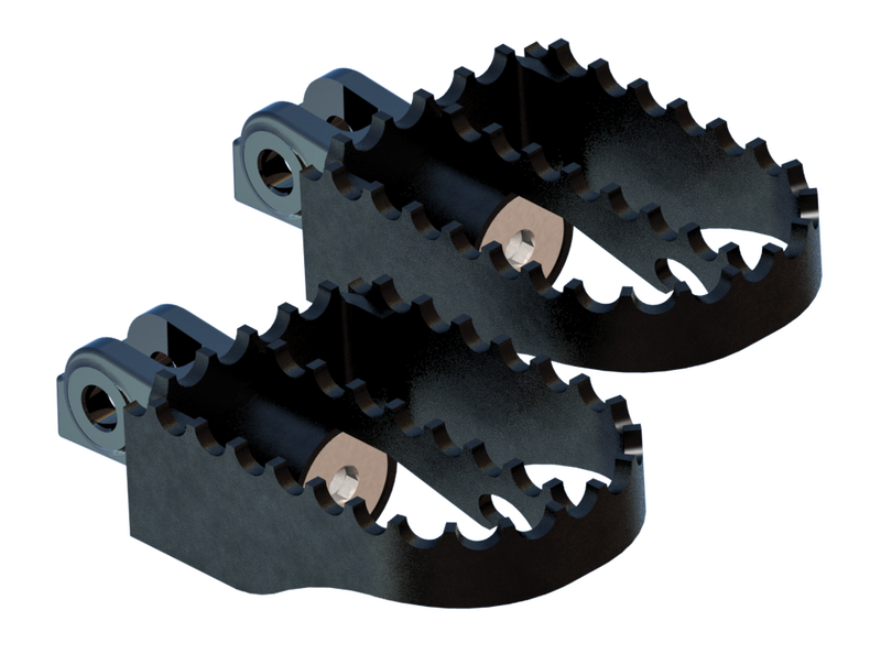 Burly Brand MX Style Style Foot Pegs Passenger Black - B13-1201B Honda Rebel / CMX1100T Rebel / Rebel 1100 2021-2025