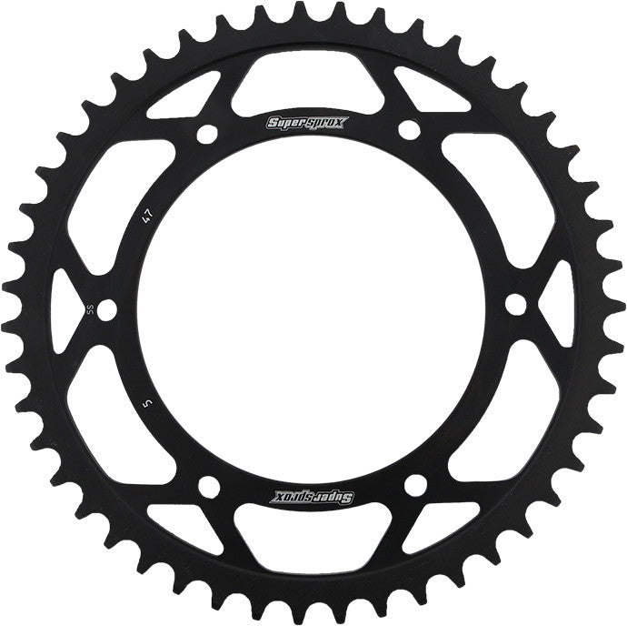 Supersprox Rear Sprocket Steel 47T-520 Black APR - RFE-5-47-BLK Aprilia Pegaso 1998-2005
