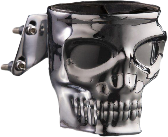 Kruzer Kaddy 571-6105 1025 SKULL PERCH MOUNT HOLDER CHROME