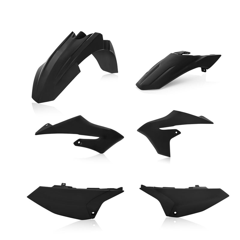 Acerbis Plastic Kit Black - 2726650001 Yamaha YZ 65 2018-2026