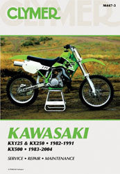 Clymer Repair Manual Kawasaki KX125 250 500 - CM4473 Kawasaki Dirt Bikes 1982-2004