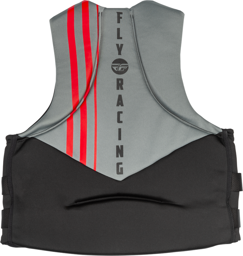 Fly Racing 221-30400L 221-30400L NEOPRENE FLOTATION VEST BLACK/GREY/RED LG
