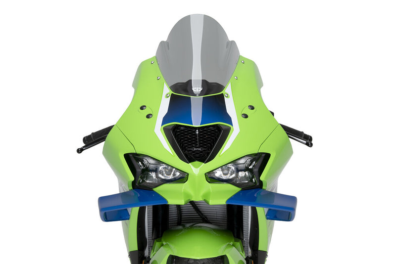 Puig Hi-Tech Parts Windscreen Z-Racing Smoke - 20541H Kawasaki Ninja 2021-2026